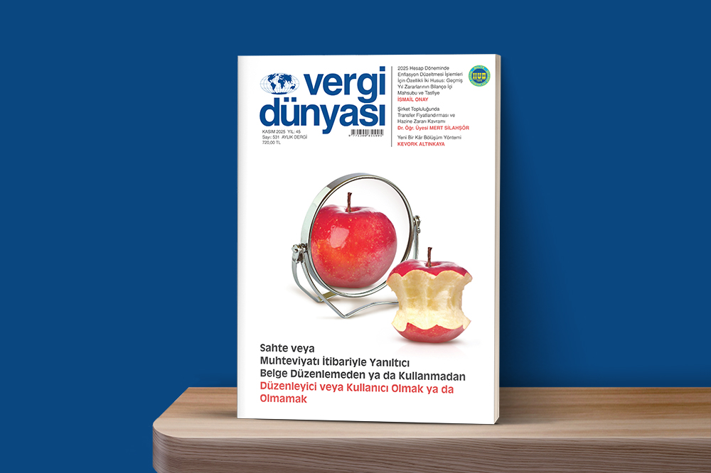 Kasım 2025 Vergi Dünyası Dergisi
